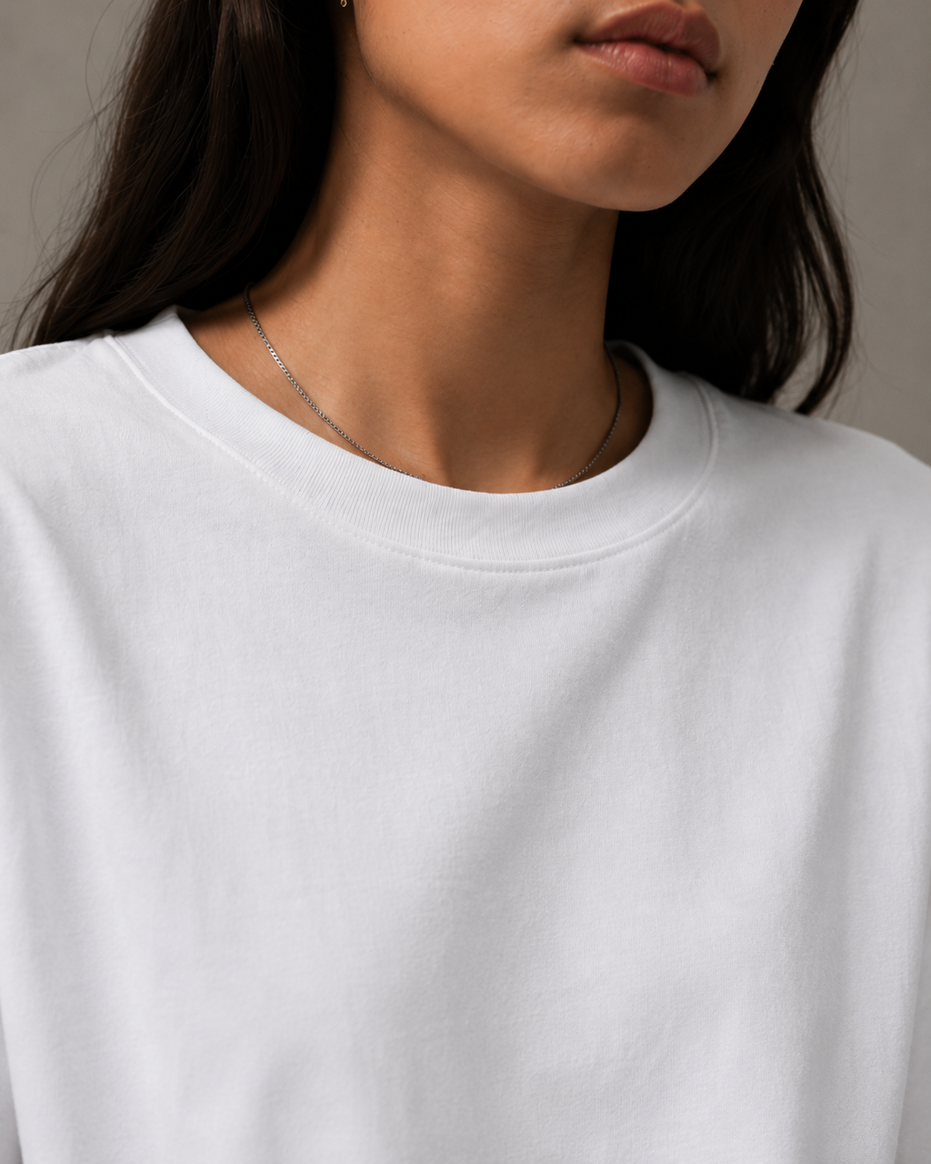 FOUNDATION Oversized Tee (White - Unisex)