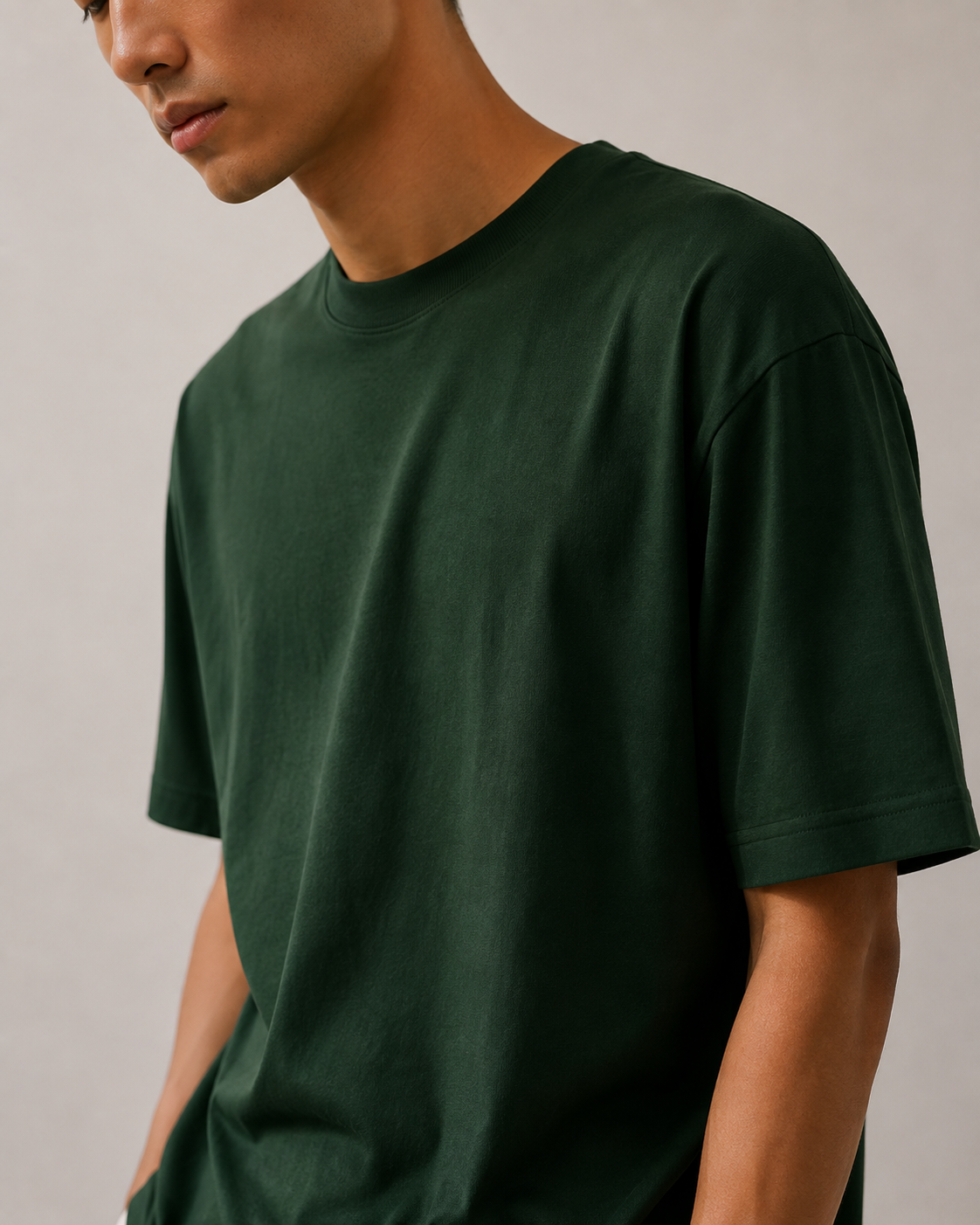 FOUNDATION Oversized Tee (Bottle Green - Unisex)